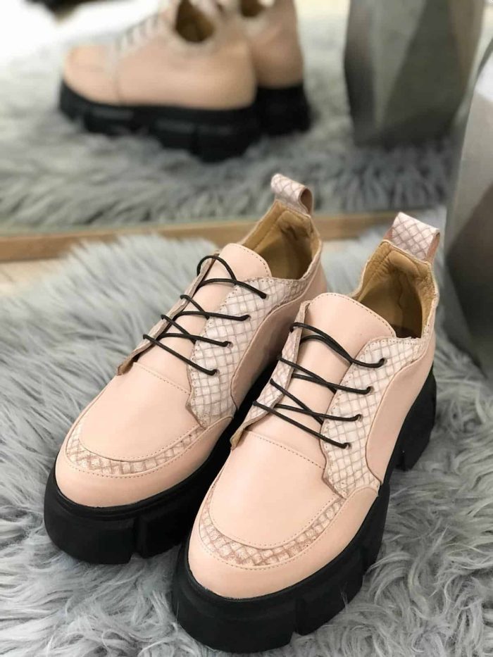 Pantofi piele natural Royvell - imagine 3