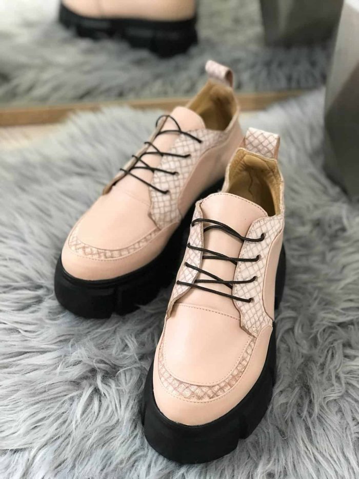 Pantofi piele natural Royvell - imagine 2