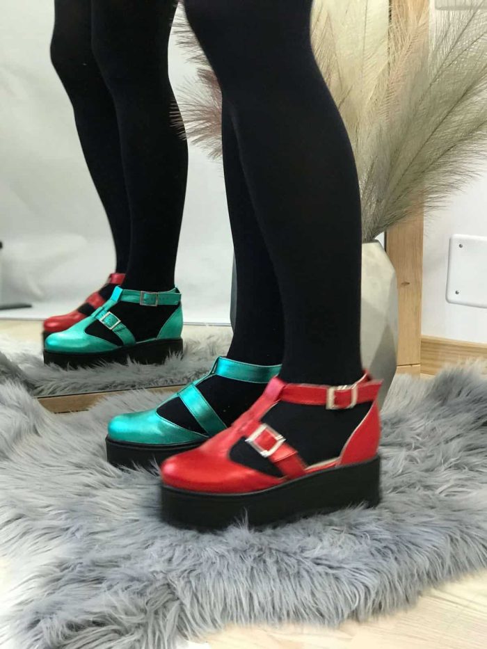 Sandale piele naturala Rabami - imagine 3