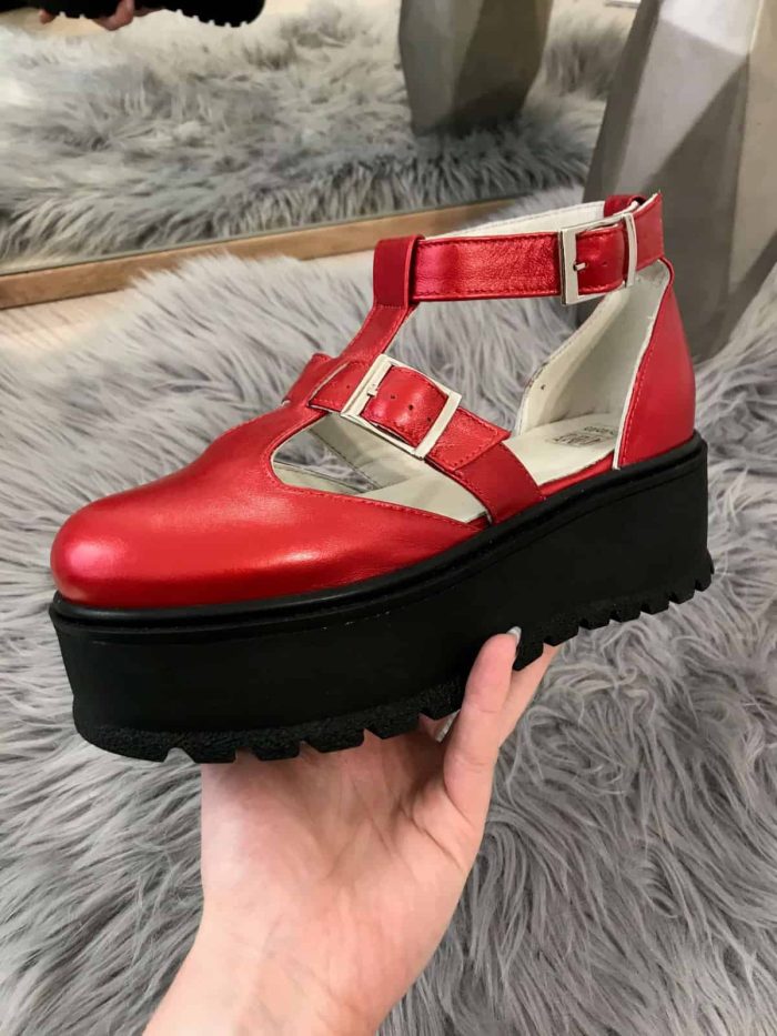 Sandale piele naturala Rabami - imagine 2