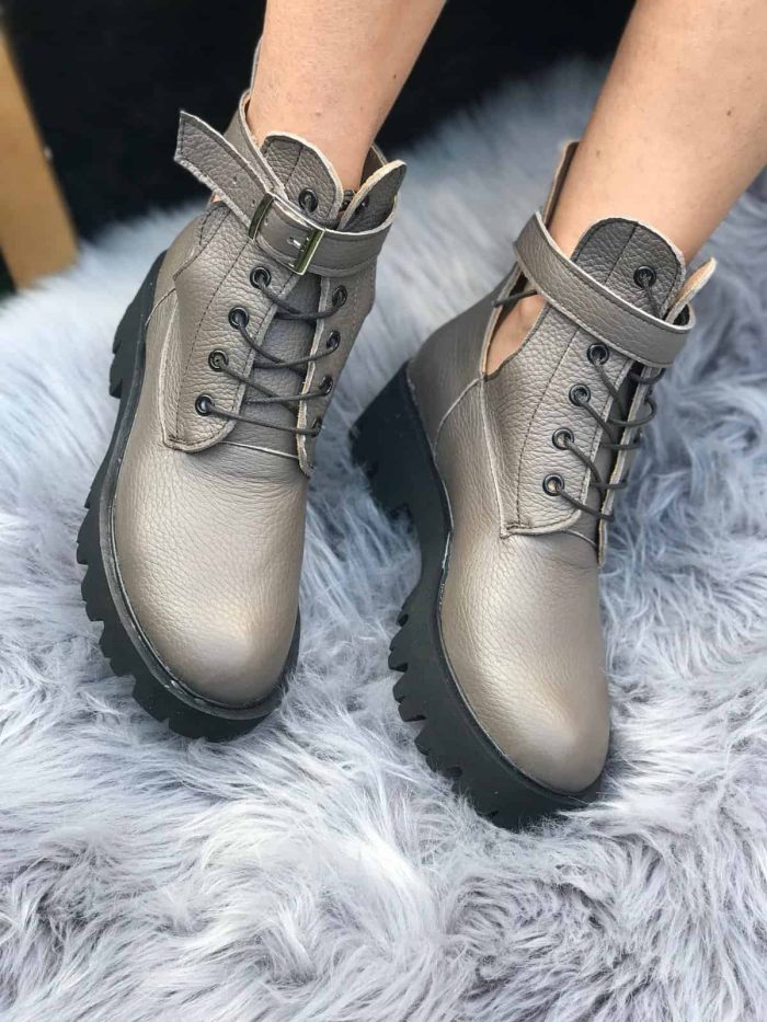 Ghete vara piele naturala Lori - imagine 4