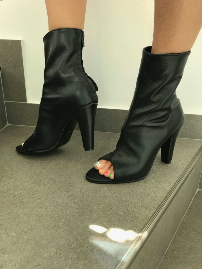 Botine vara piele naturala Adilene - imagine 2