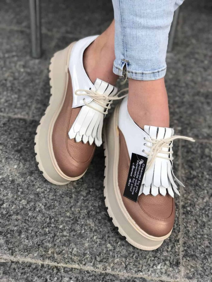 Pantofi piele naturala Lyssina Mode - imagine 4