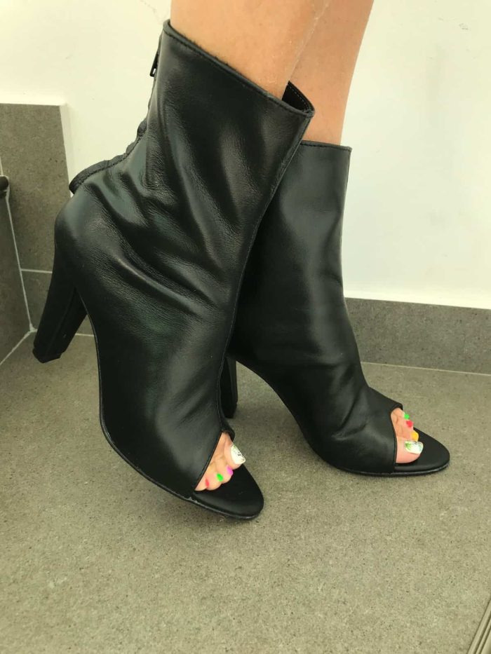 Botine vara piele naturala Adilene - imagine 3