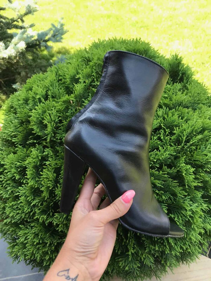 Botine vara piele naturala Adilene - imagine 5
