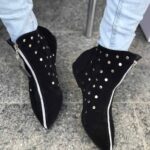 Ghete piele naturala Tournett Black