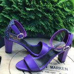 Sandale cu toc piele naturala Aeryn