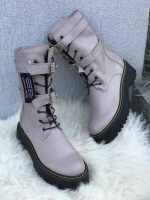 Ghete piele naturala Dimnia - imagine 2