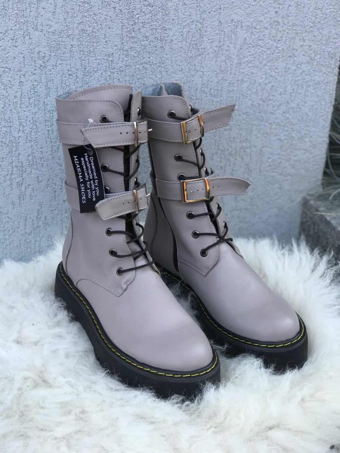 Ghete piele naturala Dimnia - imagine 3