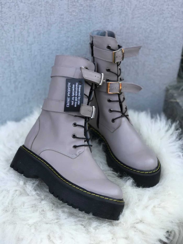 Ghete piele naturala Dimnia - imagine 4