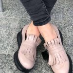 Balerini piele naturala Audrey Nude