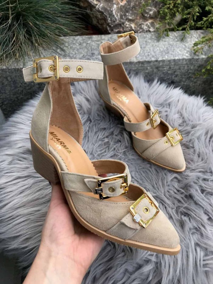 Sandale piele naturala Micros - imagine 4