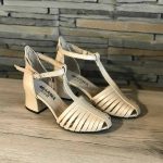 Sandale cu toc piele naturala Blath