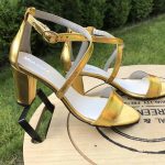 Sandale cu toc piele naturala Niall