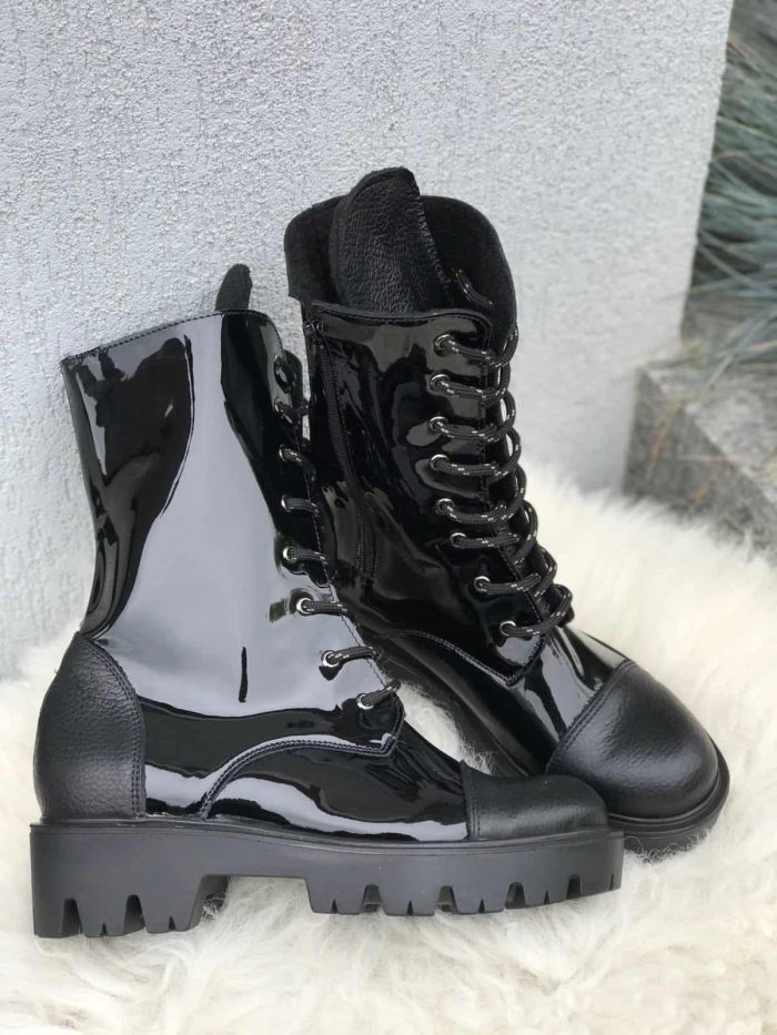 Ghete piele naturala Greynight - imagine 2