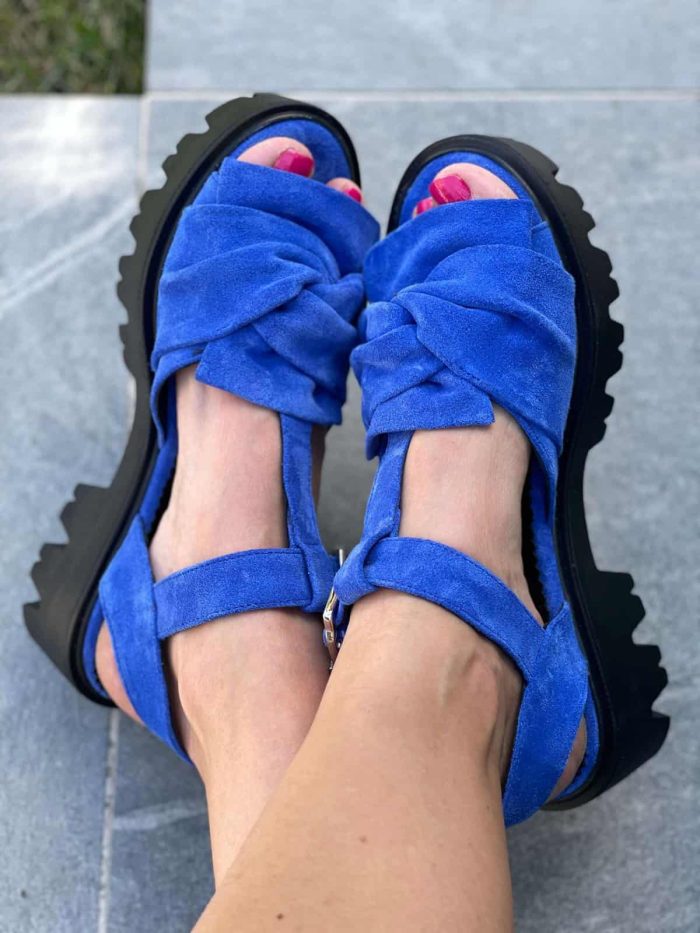 Sandale piele naturala Cily Blue - imagine 2