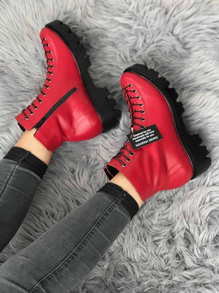 Ghete piele naturala Sofia - imagine 3