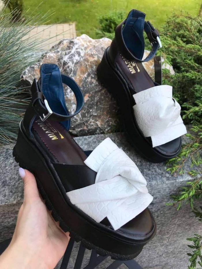 Sandale piele naturala Explisa - imagine 3