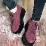 Pantofi piele naturala Gold