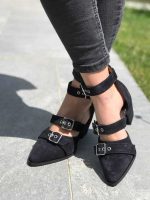 Sandale piele naturala Bika Black - imagine 2
