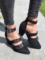 Sandale piele naturala Bika Black - imagine 3