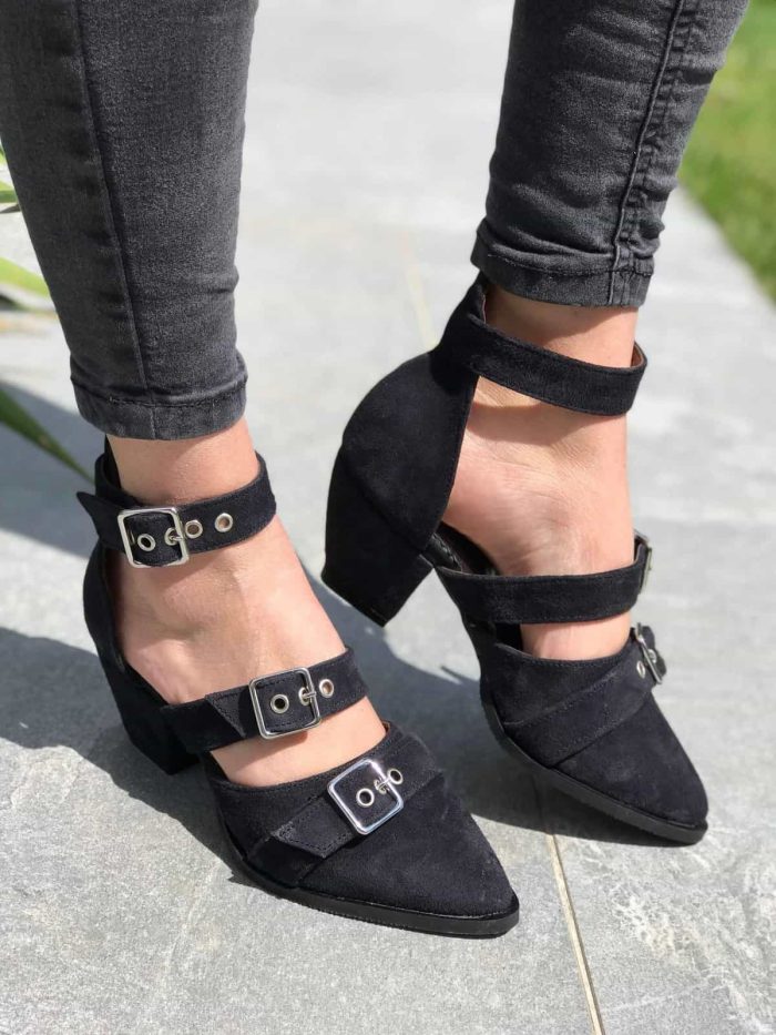 Sandale piele naturala Bika Black - imagine 3