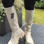 Cizme piele naturala Gonna Nude