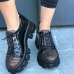 Pantofi piele naturala Atkins Black