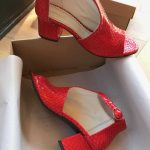 Sandale cu toc piele naturala Roisin