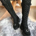 Cizme piele naturala Skanda Velur