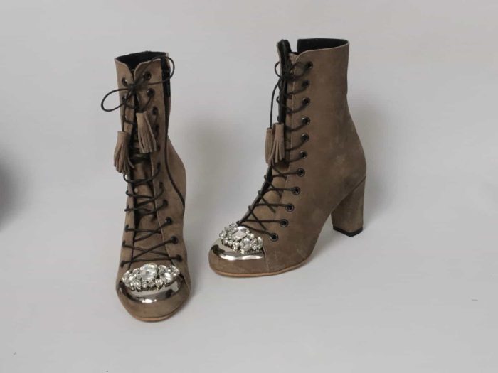 Botine piele naturala Goldie - imagine 5