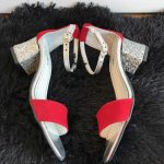 Sandale cu toc piele naturala Sinead