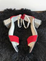 Sandale cu toc piele naturala Sinead