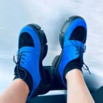 Pantofi piele naturala Kena Blue