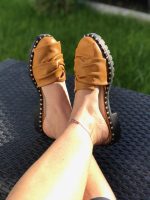Saboti piele naturala Nessy - imagine 4