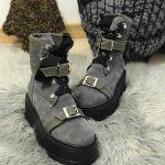 Ghete piele naturala Hilda