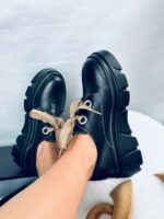 Pantofi piele naturala Primar Black - imagine 2