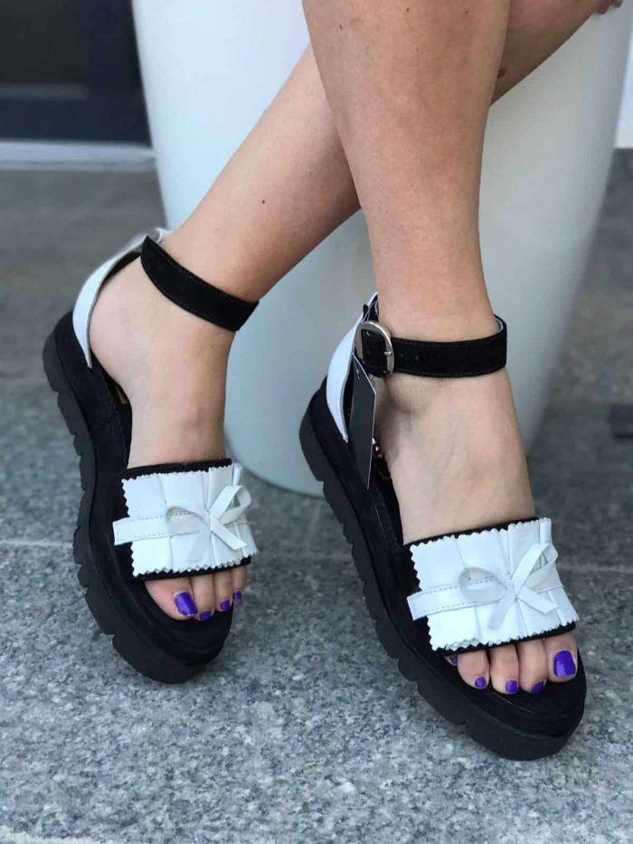 Sandale piele naturala Scarlet Mode - imagine 3