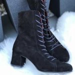 Botine piele naturala Rina