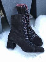 Botine piele naturala Rina