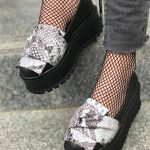 Balerini piele naturala Capri Snake