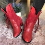 Ciocate piele naturala Ellana Red