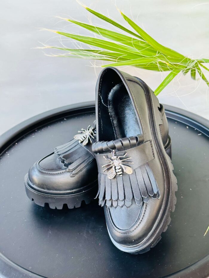 Pantofi piele naturala Motto - imagine 3