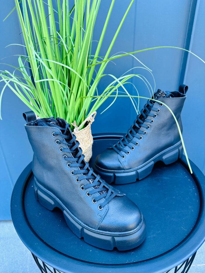 Ghete piele naturala  Chilli - imagine 2