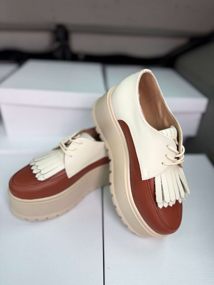 Pantofi piele naturala  Franjy - imagine 2