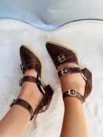 Pantofi piele naturala  Choky brown