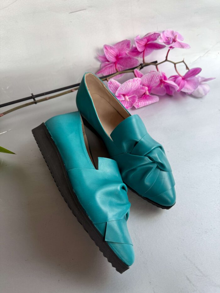 Espadrile piele naturala  Turkizy - imagine 2