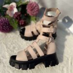 Sandale piele naturala  Sandi nude