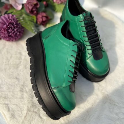 Pantofi piele naturala Greeny