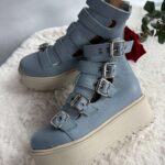 Ghete vara piele naturala Jeansy